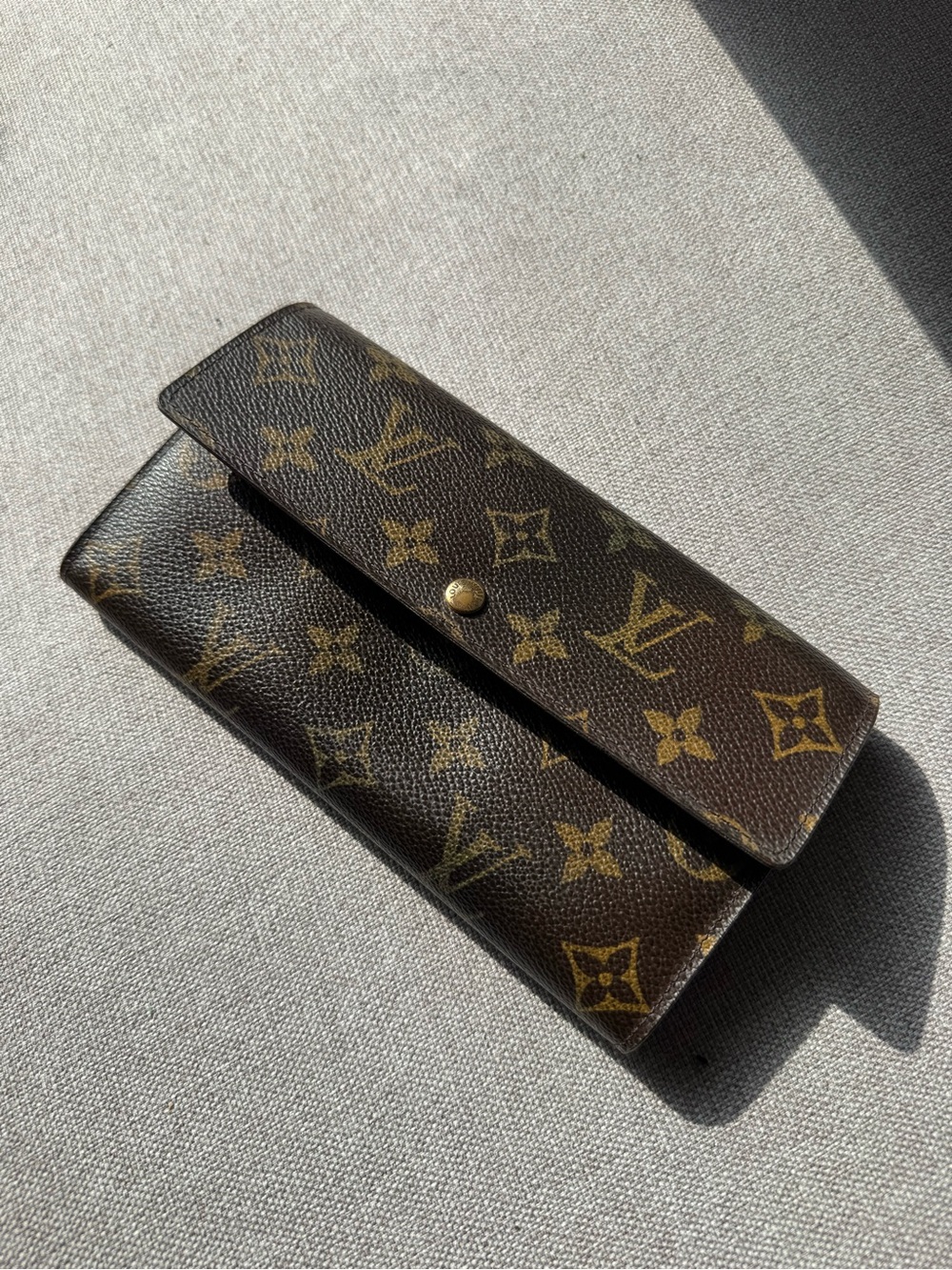 Louis Vuitton Monogram Continental Wallet - Brown & Gold Monogram